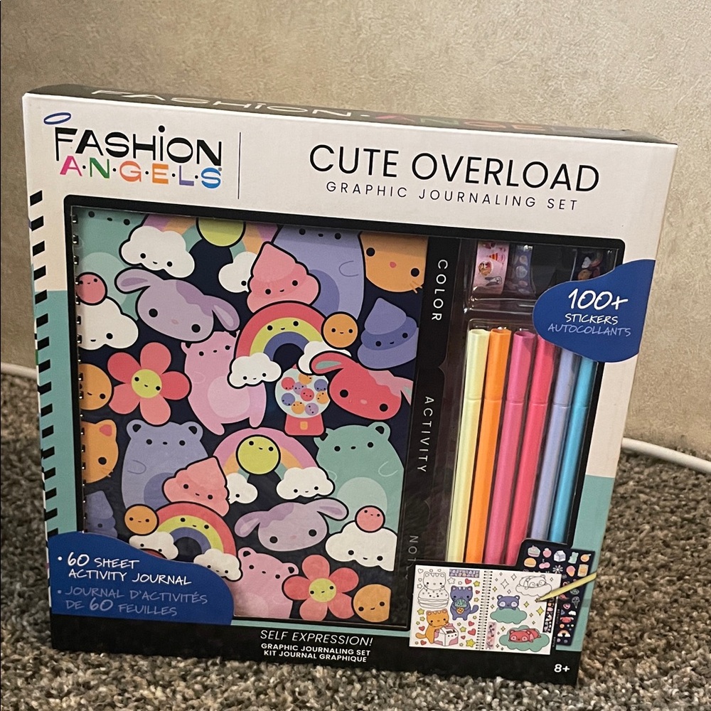 Fashion Angels Cute Overload Graphic Journaling Set - Multicolor